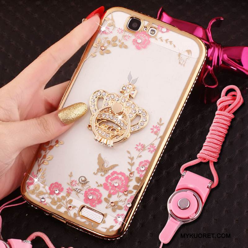 Kuori Huawei Ascend G7 Pehmeä Neste Jauhe Trendi, Kotelo Huawei Ascend G7 Silikoni Ripustettavat Koristeet Puhelimen Kuoret