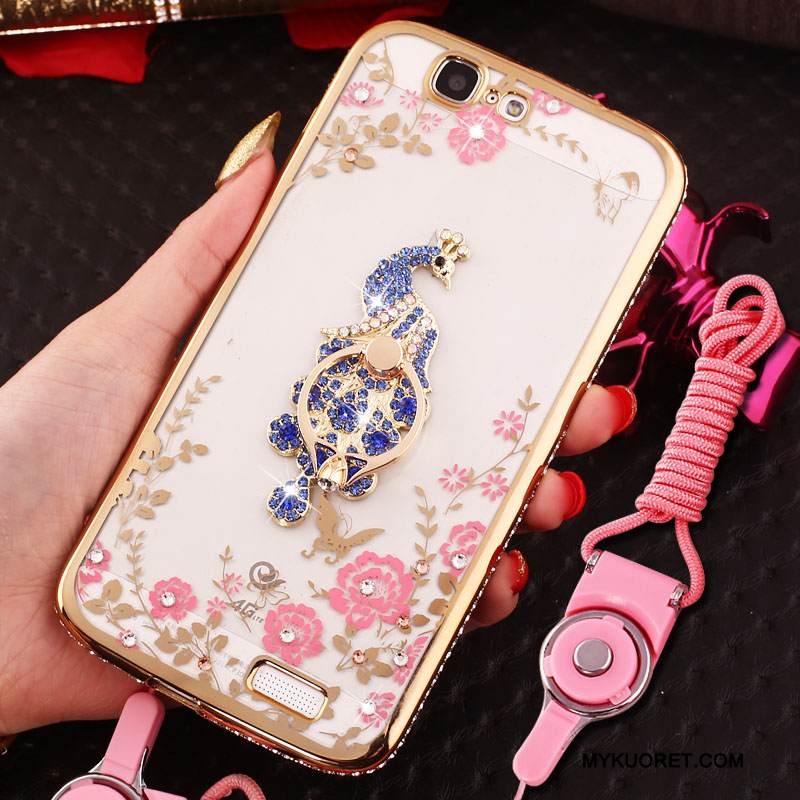 Kuori Huawei Ascend G7 Pehmeä Neste Jauhe Trendi, Kotelo Huawei Ascend G7 Silikoni Ripustettavat Koristeet Puhelimen Kuoret