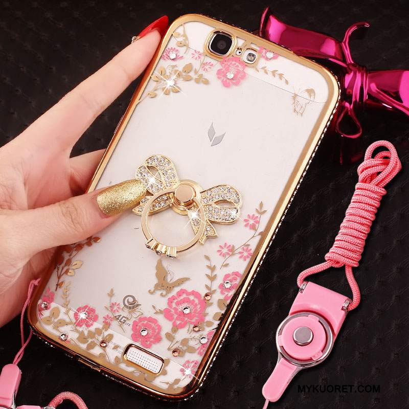 Kuori Huawei Ascend G7 Pehmeä Neste Jauhe Trendi, Kotelo Huawei Ascend G7 Silikoni Ripustettavat Koristeet Puhelimen Kuoret