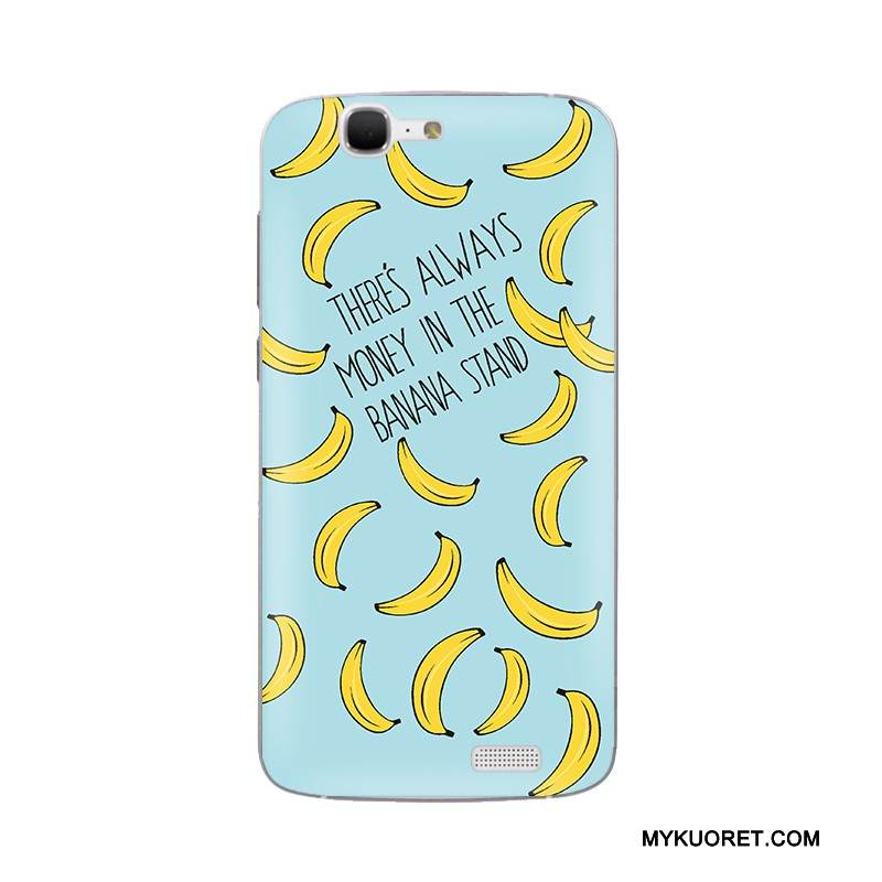 Kuori Huawei Ascend G7 Pehmeä Neste Muokata Murtumaton, Kotelo Huawei Ascend G7 Suojaus Vaaleansininen Puhelimen Kuoret