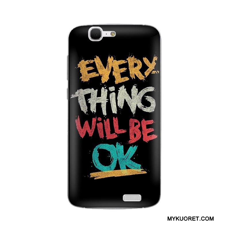 Kuori Huawei Ascend G7 Pehmeä Neste Muokata Murtumaton, Kotelo Huawei Ascend G7 Suojaus Vaaleansininen Puhelimen Kuoret