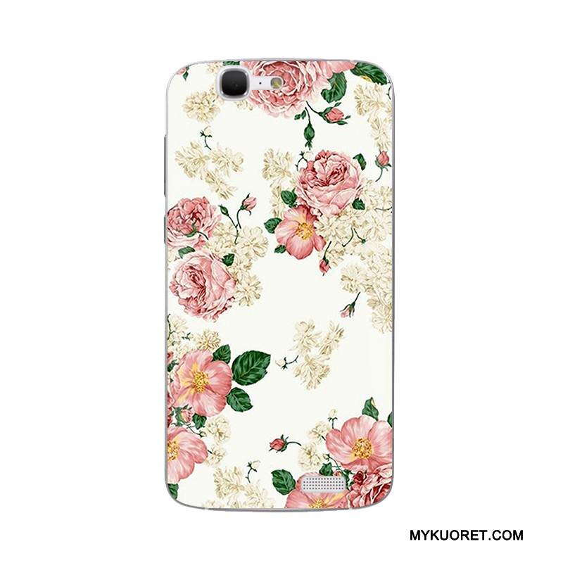 Kuori Huawei Ascend G7 Pehmeä Neste Muokata Murtumaton, Kotelo Huawei Ascend G7 Suojaus Vaaleansininen Puhelimen Kuoret