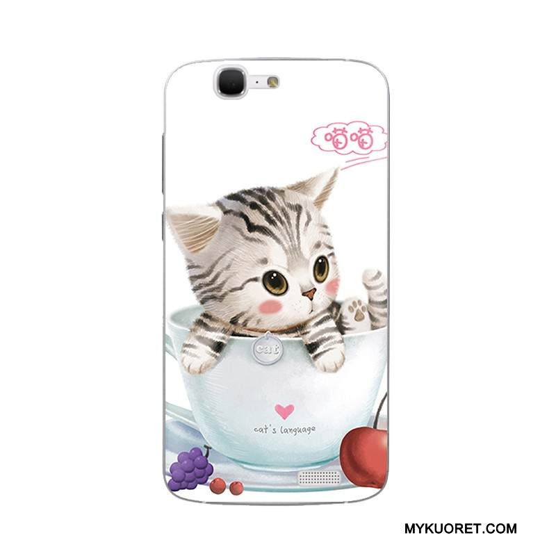 Kuori Huawei Ascend G7 Pehmeä Neste Muokata Murtumaton, Kotelo Huawei Ascend G7 Suojaus Vaaleansininen Puhelimen Kuoret