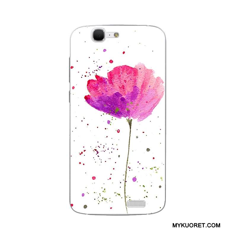 Kuori Huawei Ascend G7 Pehmeä Neste Muokata Murtumaton, Kotelo Huawei Ascend G7 Suojaus Vaaleansininen Puhelimen Kuoret