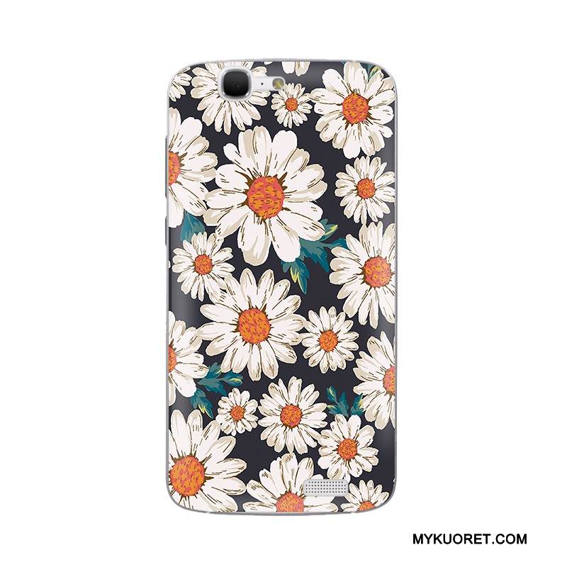 Kuori Huawei Ascend G7 Pehmeä Neste Muokata Murtumaton, Kotelo Huawei Ascend G7 Suojaus Vaaleansininen Puhelimen Kuoret