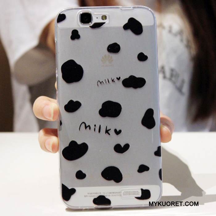 Kuori Huawei Ascend G7 Pehmeä Neste Murtumaton Puhelimen Kuoret, Kotelo Huawei Ascend G7 Monivärinen