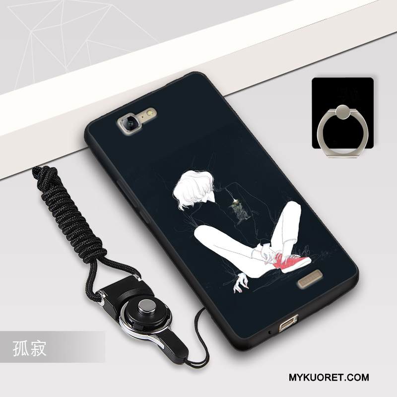 Kuori Huawei Ascend G7 Pehmeä Neste Persoonallisuus Pesty Suede, Kotelo Huawei Ascend G7 Luova Puhelimen Kuoret Valkoinen