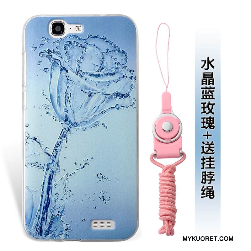 Kuori Huawei Ascend G7 Pehmeä Neste Ripustettavat Koristeet Murtumaton, Kotelo Huawei Ascend G7 Silikoni Musta Puhelimen Kuoret