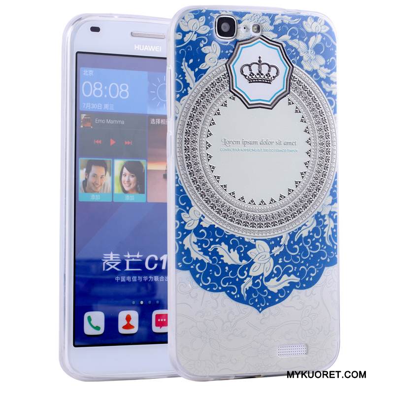 Kuori Huawei Ascend G7 Sarjakuva Jauhe Puhelimen Kuoret, Kotelo Huawei Ascend G7 Laukut Murtumaton