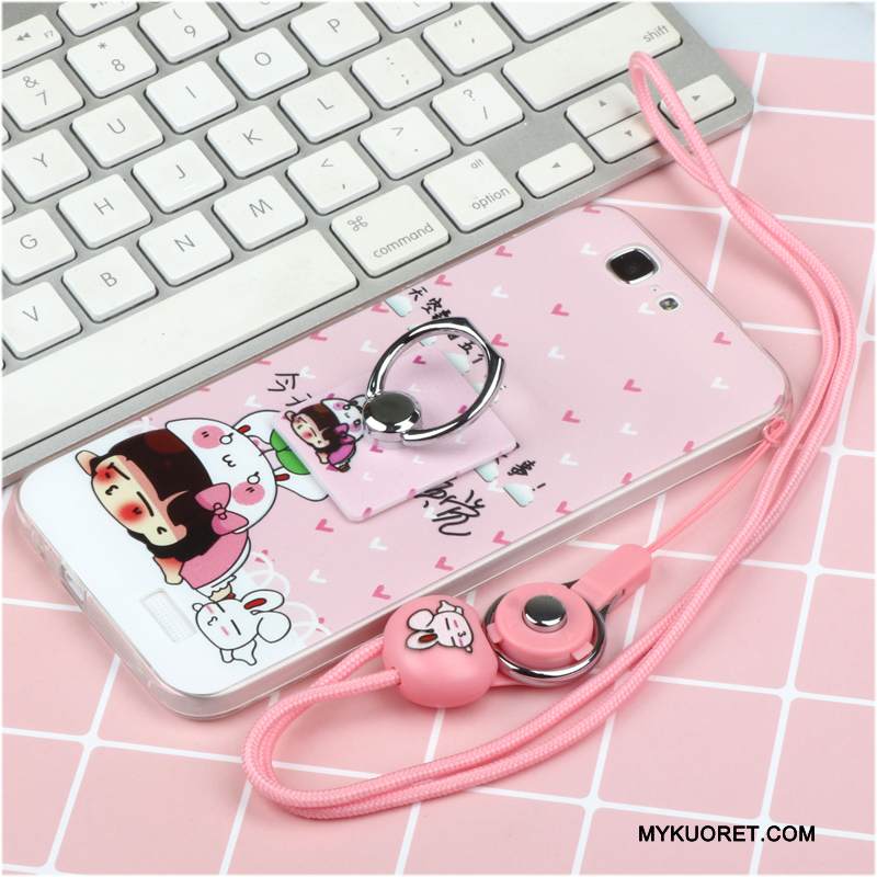 Kuori Huawei Ascend G7 Silikoni Murtumaton Trendi, Kotelo Huawei Ascend G7 Suojaus Ripustettavat Koristeet Puhelimen Kuoret