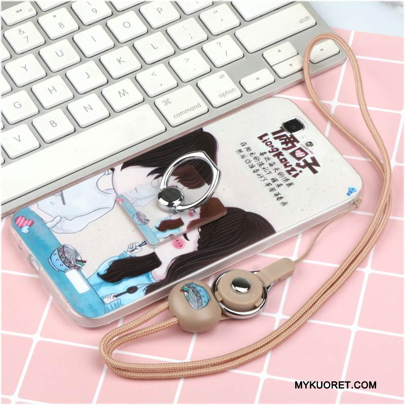 Kuori Huawei Ascend G7 Silikoni Murtumaton Trendi, Kotelo Huawei Ascend G7 Suojaus Ripustettavat Koristeet Puhelimen Kuoret