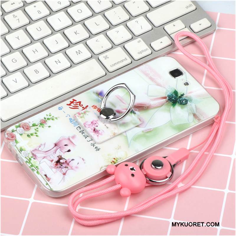 Kuori Huawei Ascend G7 Silikoni Murtumaton Trendi, Kotelo Huawei Ascend G7 Suojaus Ripustettavat Koristeet Puhelimen Kuoret