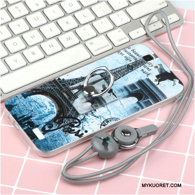 Kuori Huawei Ascend G7 Silikoni Murtumaton Trendi, Kotelo Huawei Ascend G7 Suojaus Ripustettavat Koristeet Puhelimen Kuoret