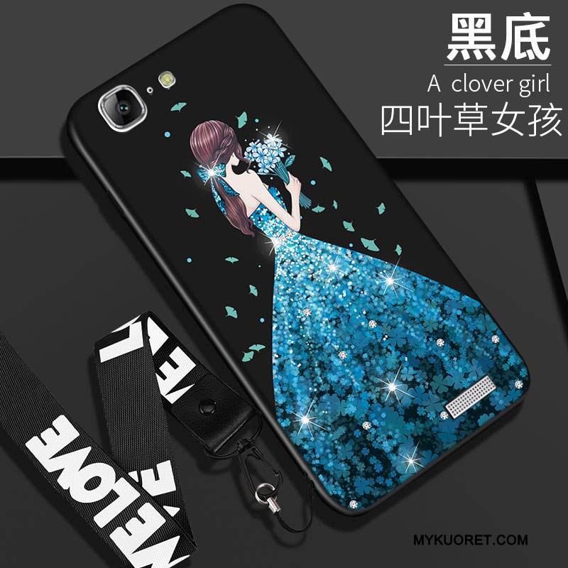 Kuori Huawei Ascend G7 Silikoni Persoonallisuus Ihana, Kotelo Huawei Ascend G7 Suojaus Murtumaton Punainen