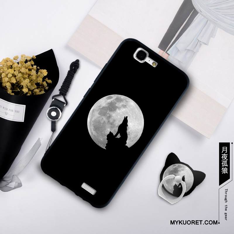 Kuori Huawei Ascend G7 Silikoni Rengas Niitti, Kotelo Huawei Ascend G7 Suojaus Puhelimen Kuoret Kalvo