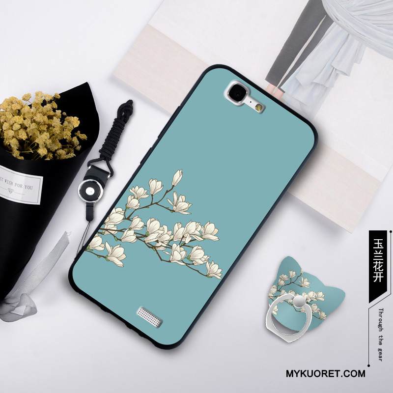 Kuori Huawei Ascend G7 Silikoni Rengas Niitti, Kotelo Huawei Ascend G7 Suojaus Puhelimen Kuoret Kalvo