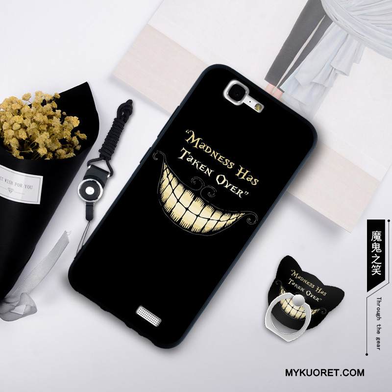 Kuori Huawei Ascend G7 Silikoni Rengas Niitti, Kotelo Huawei Ascend G7 Suojaus Puhelimen Kuoret Kalvo