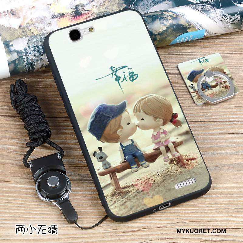 Kuori Huawei Ascend G7 Silikoni Valkoinen Trendi, Kotelo Huawei Ascend G7 Suojaus Puhelimen Kuoret Murtumaton