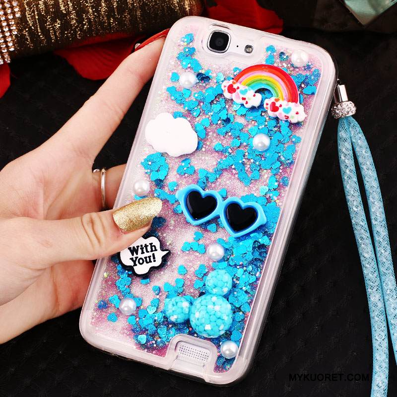 Kuori Huawei Ascend G7 Strassi Puhelimen Kuoret Rengas, Kotelo Huawei Ascend G7 Suojaus Niitti Juoksuhiekka