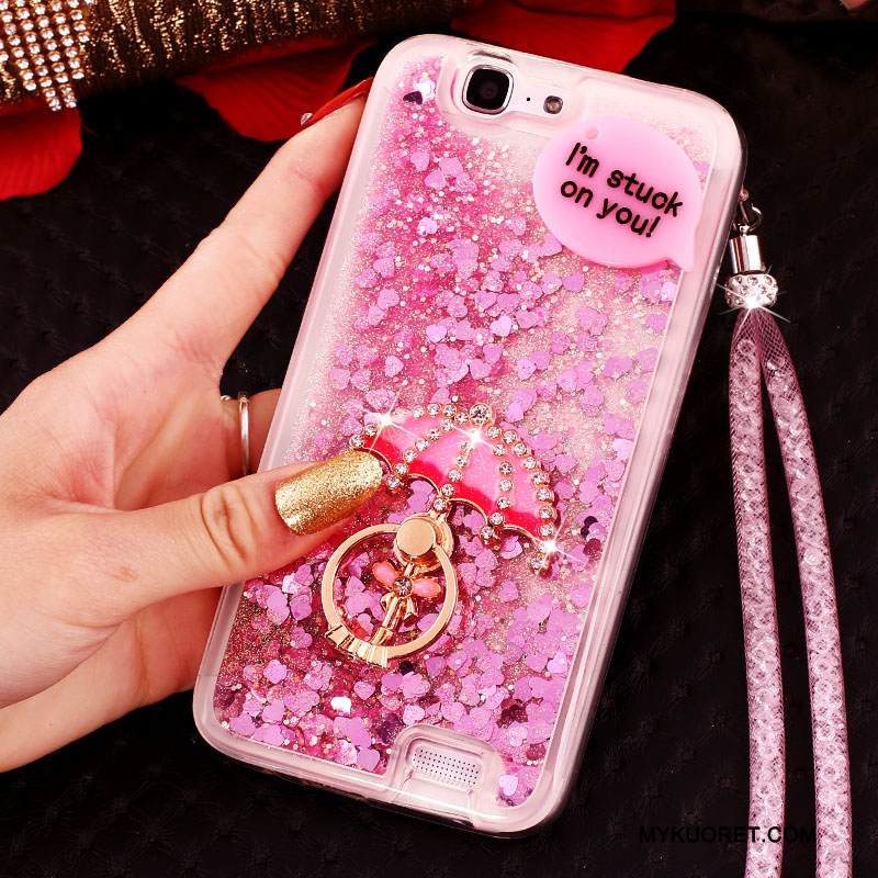 Kuori Huawei Ascend G7 Strassi Puhelimen Kuoret Rengas, Kotelo Huawei Ascend G7 Suojaus Niitti Juoksuhiekka