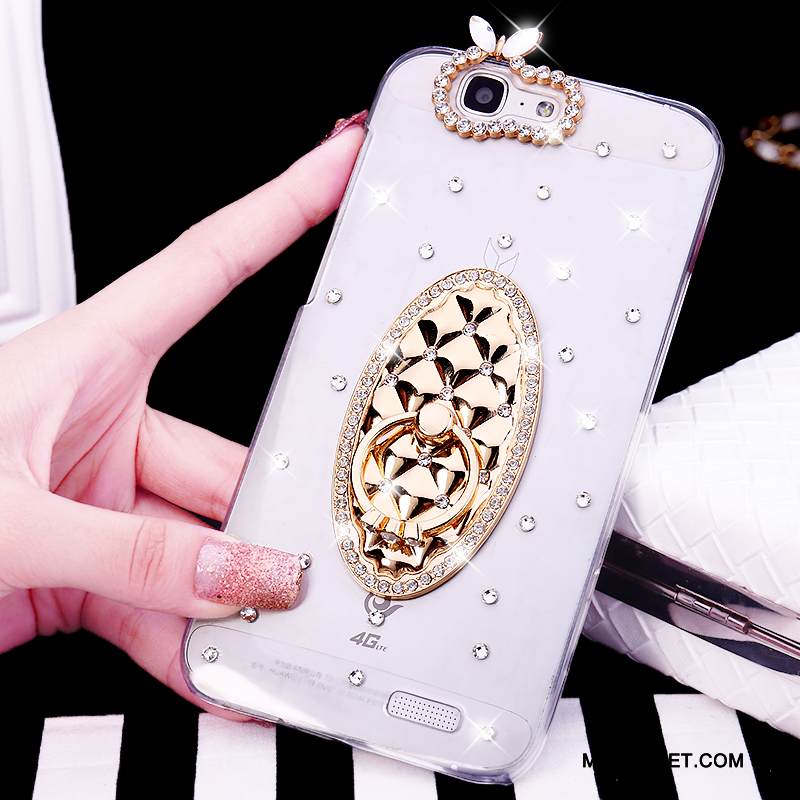 Kuori Huawei Ascend G7 Strassi Puhelimen Kuoret Trendi, Kotelo Huawei Ascend G7 Valkoinen Rengas