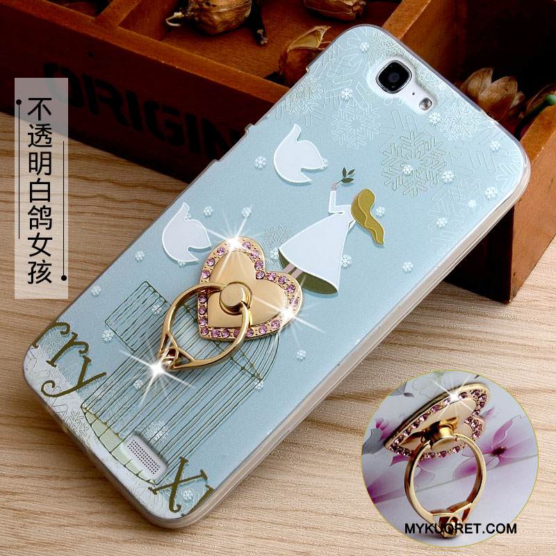 Kuori Huawei Ascend G7 Suojaus Jauhe Puhelimen Kuoret, Kotelo Huawei Ascend G7 Pehmeä Neste Murtumaton