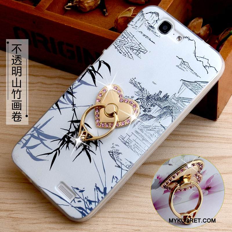 Kuori Huawei Ascend G7 Suojaus Jauhe Puhelimen Kuoret, Kotelo Huawei Ascend G7 Pehmeä Neste Murtumaton