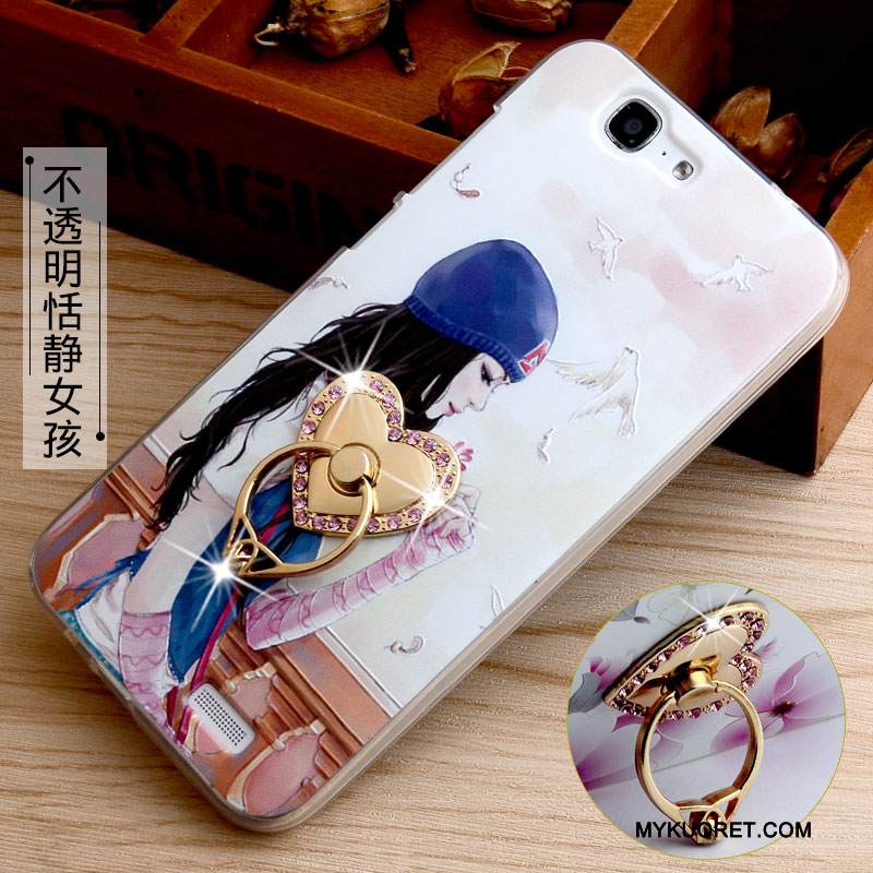 Kuori Huawei Ascend G7 Suojaus Jauhe Puhelimen Kuoret, Kotelo Huawei Ascend G7 Pehmeä Neste Murtumaton