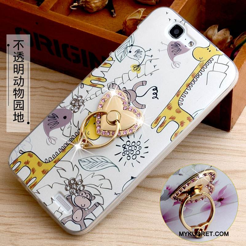 Kuori Huawei Ascend G7 Suojaus Jauhe Puhelimen Kuoret, Kotelo Huawei Ascend G7 Pehmeä Neste Murtumaton