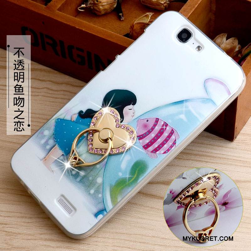 Kuori Huawei Ascend G7 Suojaus Jauhe Puhelimen Kuoret, Kotelo Huawei Ascend G7 Pehmeä Neste Murtumaton