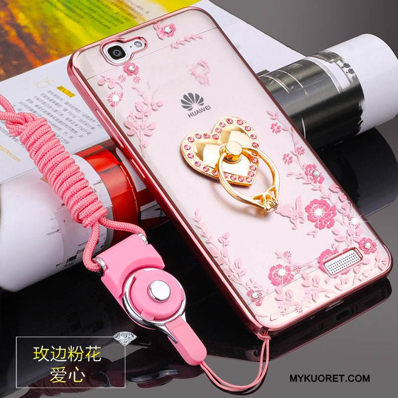 Kuori Huawei Ascend G7 Suojaus Jauhe Puhelimen Kuoret, Kotelo Huawei Ascend G7 Pehmeä Neste Murtumaton Ripustettavat Koristeet