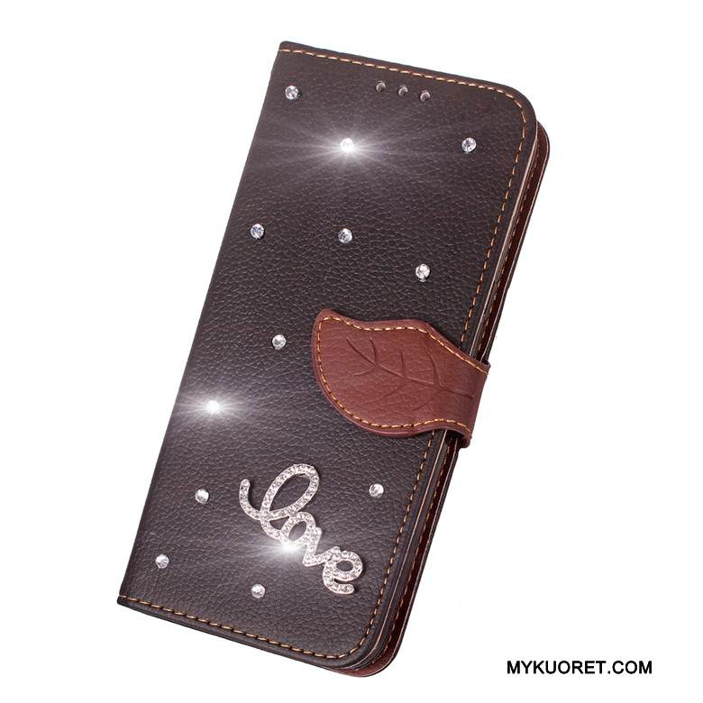 Kuori Huawei Ascend G7 Suojaus Takakansi Puhelimen Kuoret, Kotelo Huawei Ascend G7 Nahka Punainen