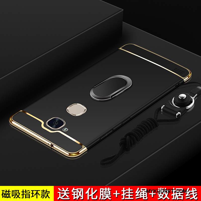 Kuori Huawei Ascend Mate 7 Laukut Kova Pesty Suede, Kotelo Huawei Ascend Mate 7 Suojaus Puhelimen Kuoret Kulta