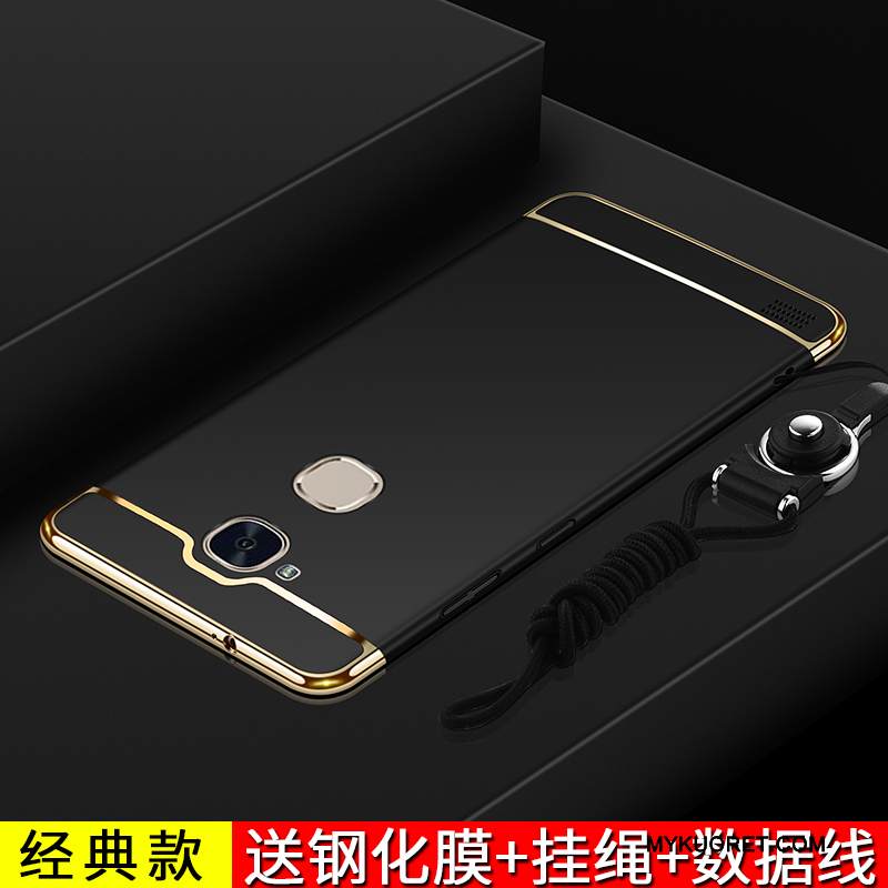 Kuori Huawei Ascend Mate 7 Laukut Kova Pesty Suede, Kotelo Huawei Ascend Mate 7 Suojaus Puhelimen Kuoret Kulta