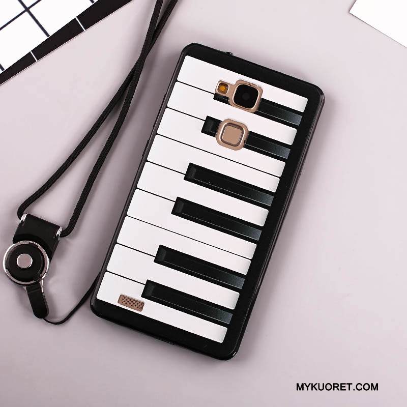 Kuori Huawei Ascend Mate 7 Laukut Trendi Murtumaton, Kotelo Huawei Ascend Mate 7 Valkoinen Puhelimen Kuoret