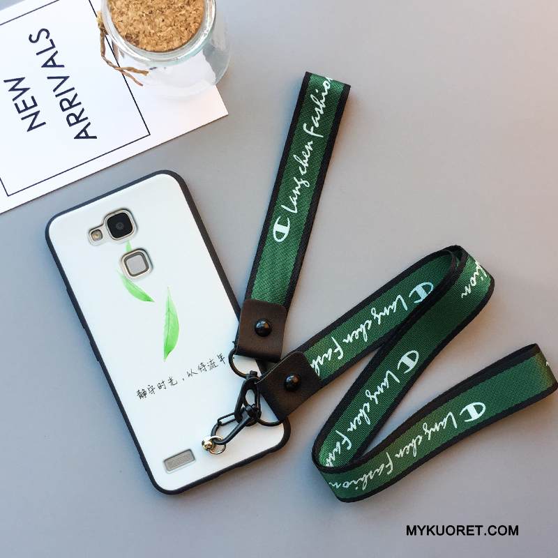 Kuori Huawei Ascend Mate 7 Laukut Vaaleansininen Murtumaton, Kotelo Huawei Ascend Mate 7 Kohokuviointi Ulotteinen Puhelimen Kuoret