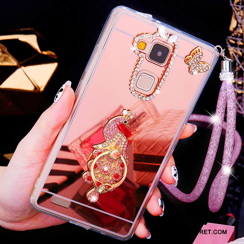 Kuori Huawei Ascend Mate 7 Luova Persoonallisuus Trendi, Kotelo Huawei Ascend Mate 7 Strassi Kulta Puhelimen Kuoret