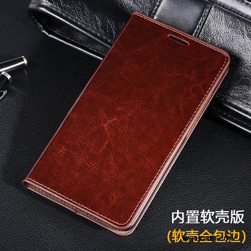 Kuori Huawei Ascend Mate 7 Nahka Oranssi Puhelimen Kuoret, Kotelo Huawei Ascend Mate 7 Kuoret Murtumaton Liiketoiminta