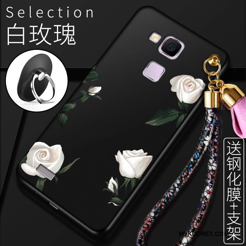 Kuori Huawei Ascend Mate 7 Pehmeä Neste Murtumaton Punainen, Kotelo Huawei Ascend Mate 7 Suojaus Puhelimen Kuoret