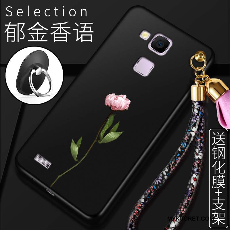 Kuori Huawei Ascend Mate 7 Pehmeä Neste Murtumaton Punainen, Kotelo Huawei Ascend Mate 7 Suojaus Puhelimen Kuoret