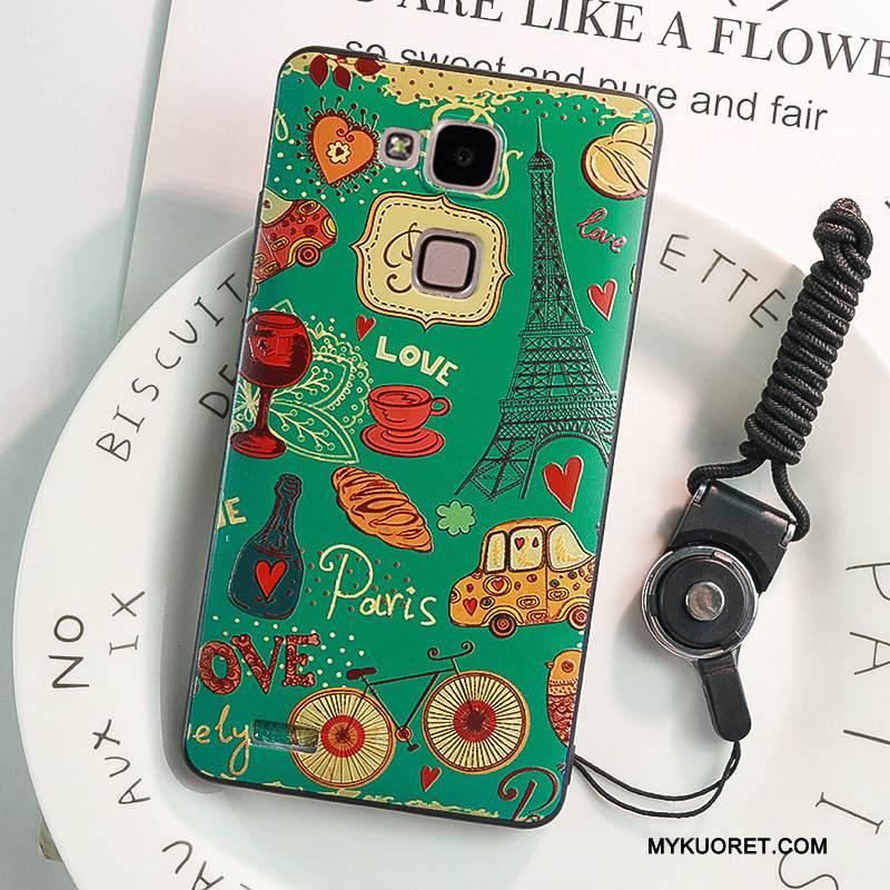 Kuori Huawei Ascend Mate 7 Pehmeä Neste Puhelimen Kuoret Ripustettavat Koristeet, Kotelo Huawei Ascend Mate 7 Silikoni Murtumaton Pesty Suede