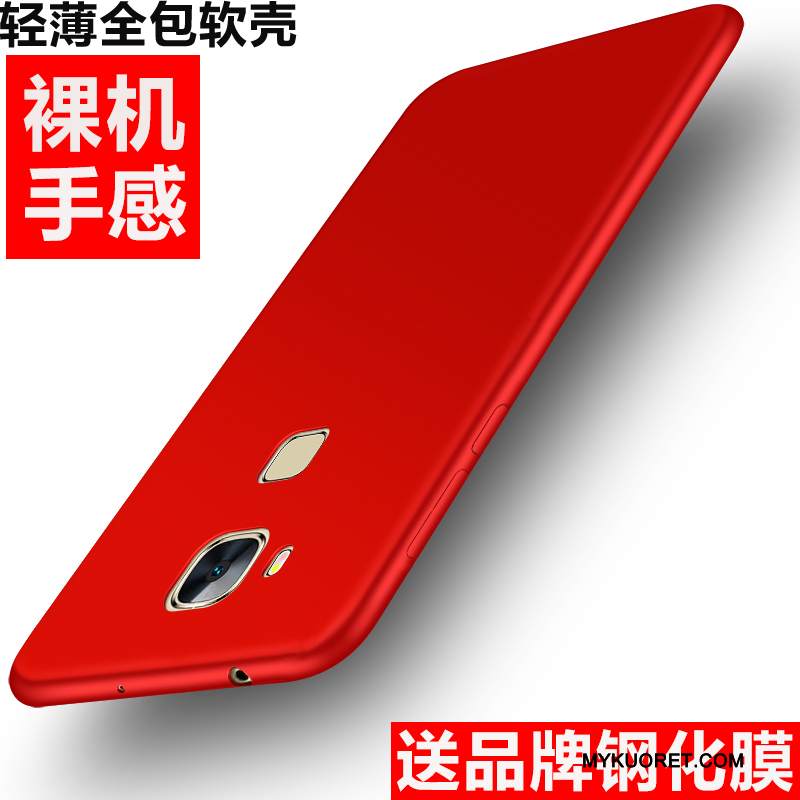 Kuori Huawei Ascend Mate 7 Pehmeä Neste Puhelimen Kuoret Uusi, Kotelo Huawei Ascend Mate 7 Laukut Punainen Kevyt