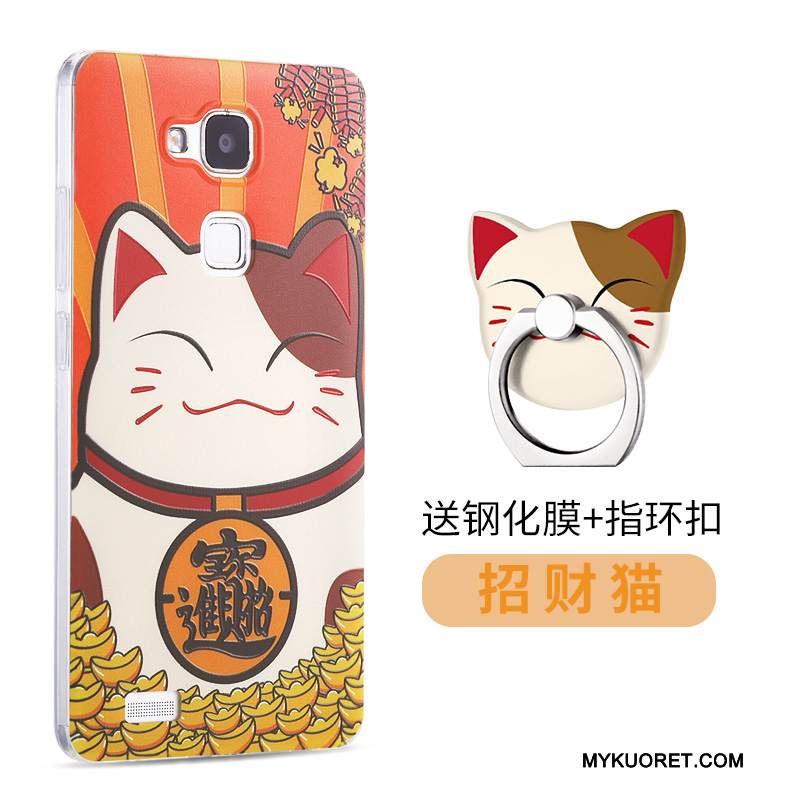 Kuori Huawei Ascend Mate 7 Silikoni Jauhe Takakansi, Kotelo Huawei Ascend Mate 7 Suojaus Ultra Murtumaton