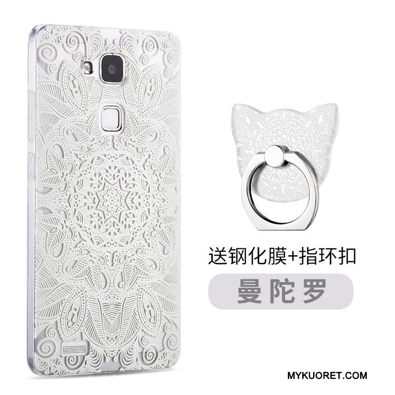 Kuori Huawei Ascend Mate 7 Silikoni Jauhe Takakansi, Kotelo Huawei Ascend Mate 7 Suojaus Ultra Murtumaton