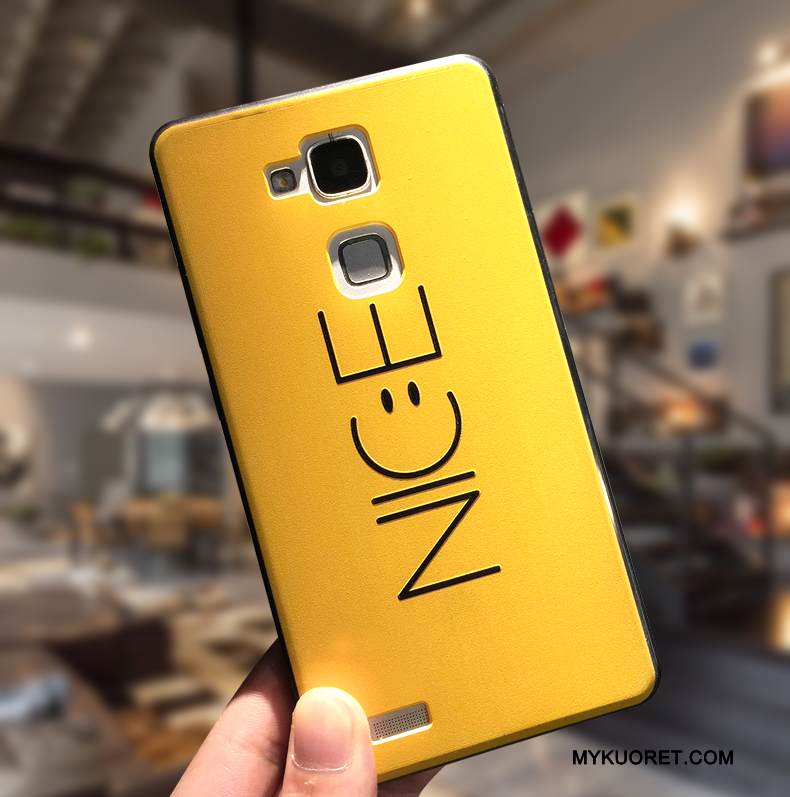 Kuori Huawei Ascend Mate 7 Silikoni Persoonallisuus Puhelimen Kuoret, Kotelo Huawei Ascend Mate 7 Monivärinen Murtumaton Trendi