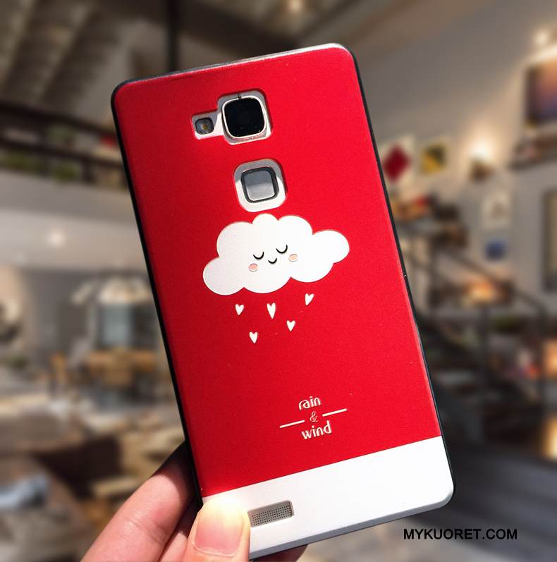 Kuori Huawei Ascend Mate 7 Silikoni Persoonallisuus Puhelimen Kuoret, Kotelo Huawei Ascend Mate 7 Monivärinen Murtumaton Trendi