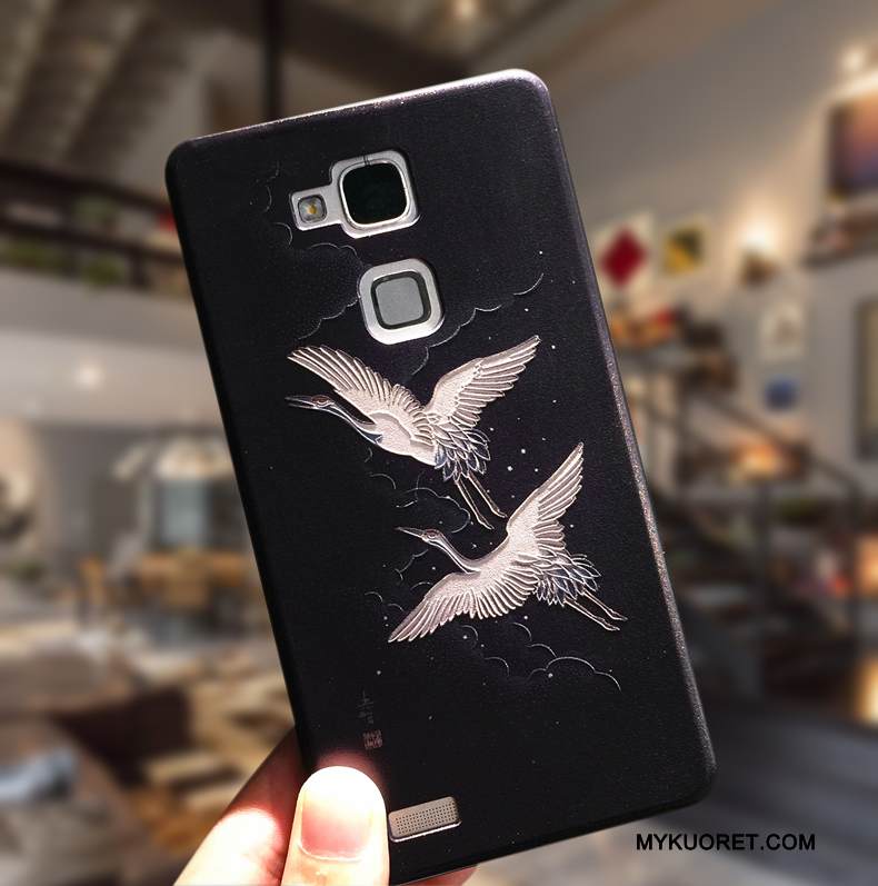 Kuori Huawei Ascend Mate 7 Silikoni Persoonallisuus Puhelimen Kuoret, Kotelo Huawei Ascend Mate 7 Monivärinen Murtumaton Trendi