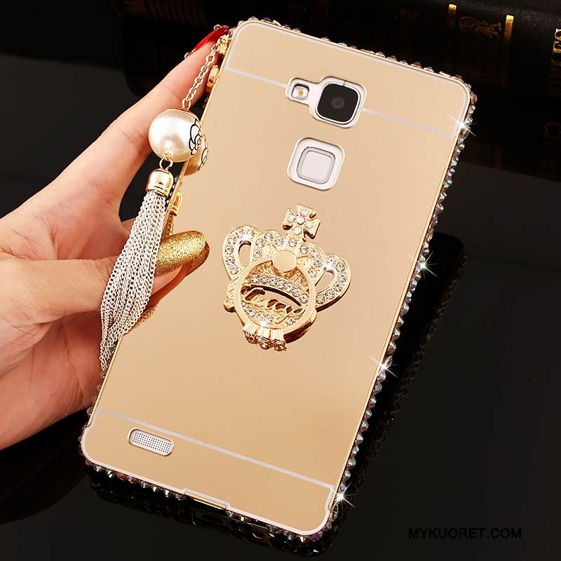 Kuori Huawei Ascend Mate 7 Strassi Puhelimen Kuoret Trendi, Kotelo Huawei Ascend Mate 7 Suojaus Kova Jauhe