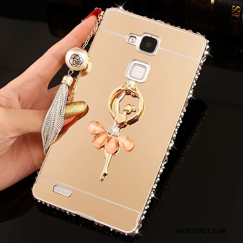 Kuori Huawei Ascend Mate 7 Strassi Puhelimen Kuoret Trendi, Kotelo Huawei Ascend Mate 7 Suojaus Kova Jauhe