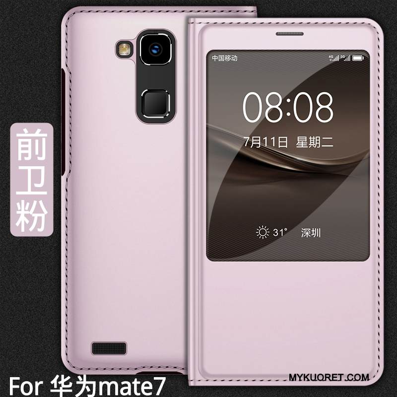 Kuori Huawei Ascend Mate 7 Suojaus Kulta Puhelimen Kuoret, Kotelo Huawei Ascend Mate 7 Kuoret Murtumaton